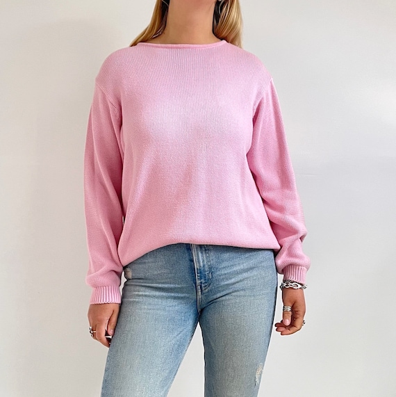 Pull Femme Crew Clothing – Coton Rose – Taille 18 – Manches Longues – Bon état