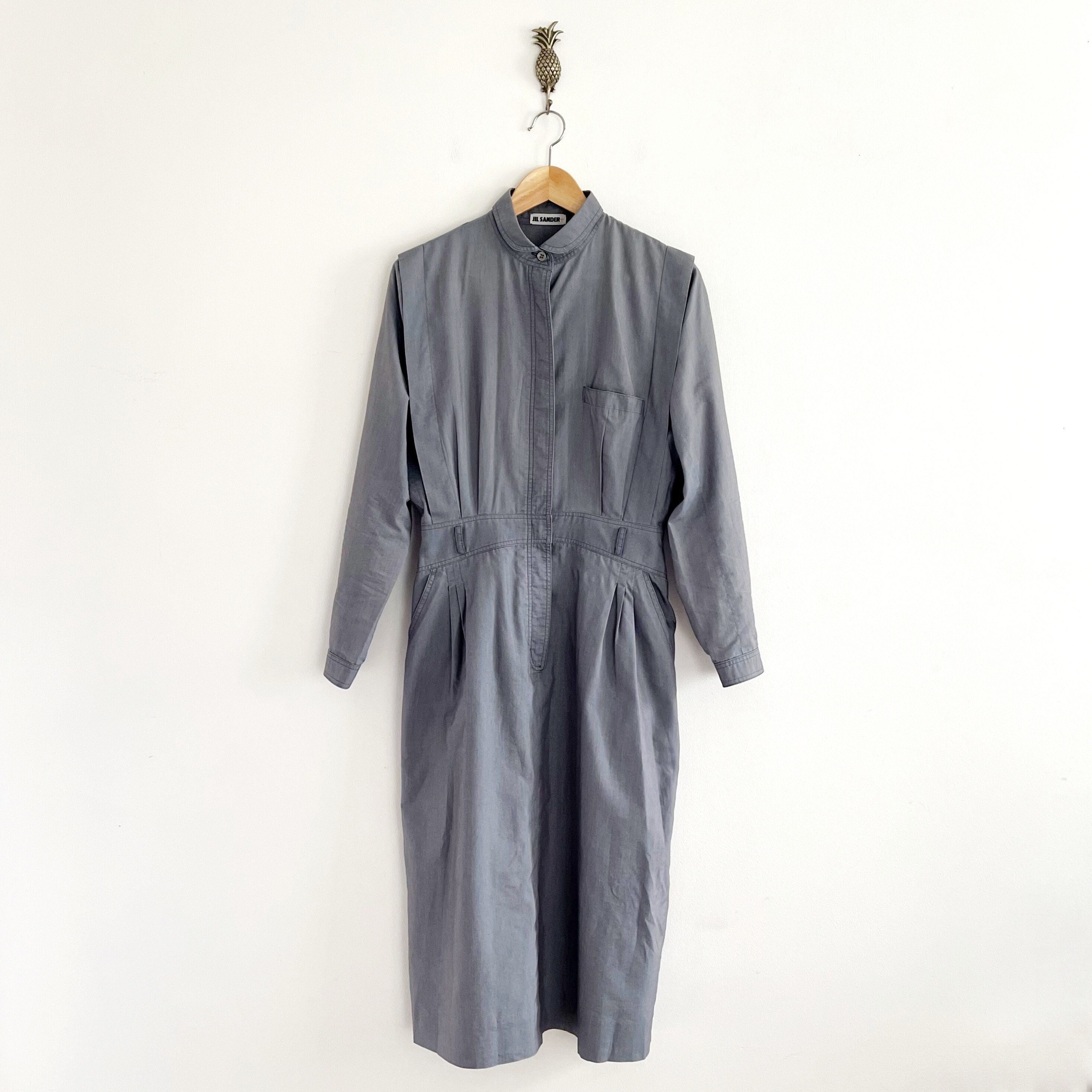 Verschillende goederen bungeejumpen plein Vintage JIL SANDER Grey Shirt Dress // Military Minimalist - Etsy