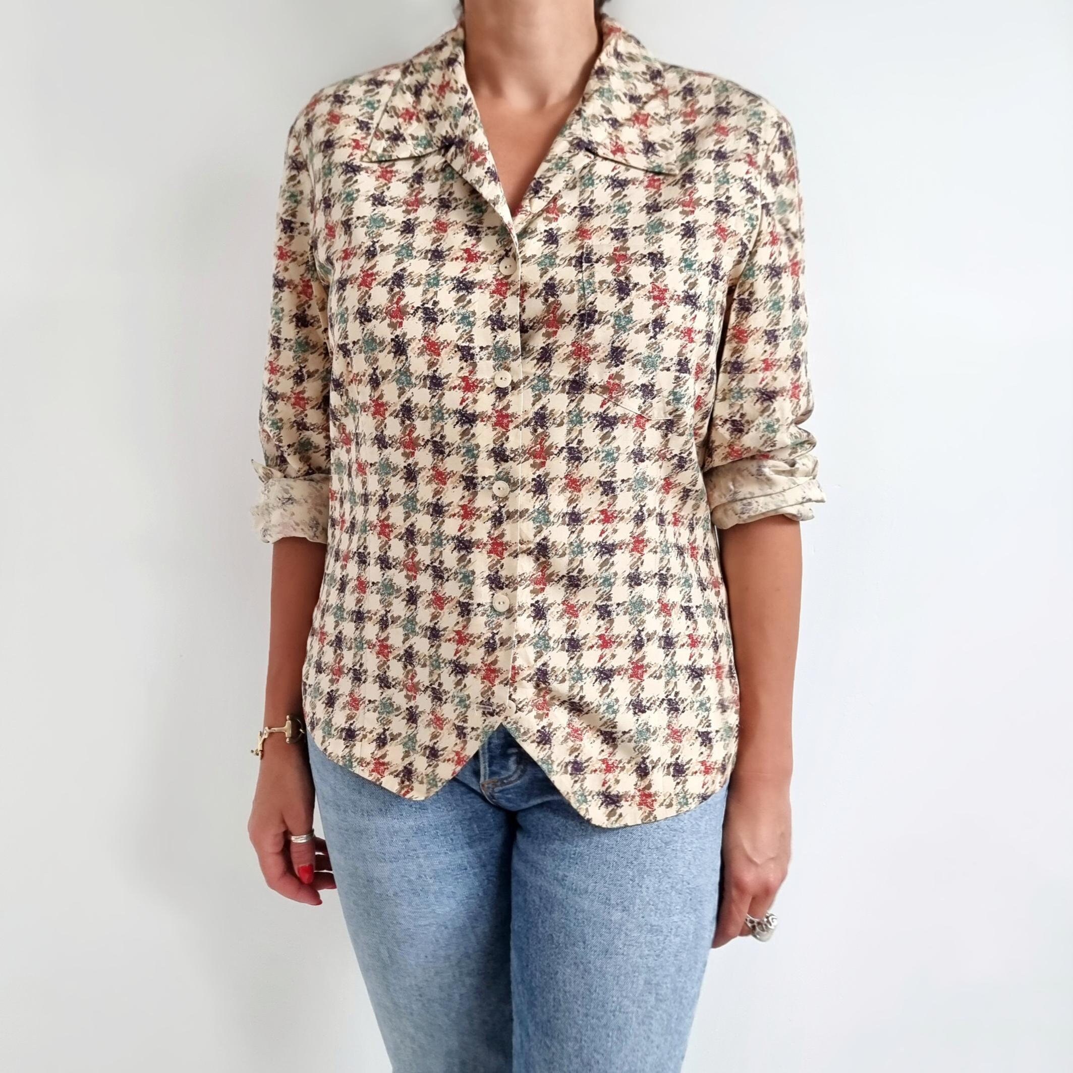 Liz Claiborne Silk Blouse - Etsy Liz Claiborne Silk Blouse - Etsy