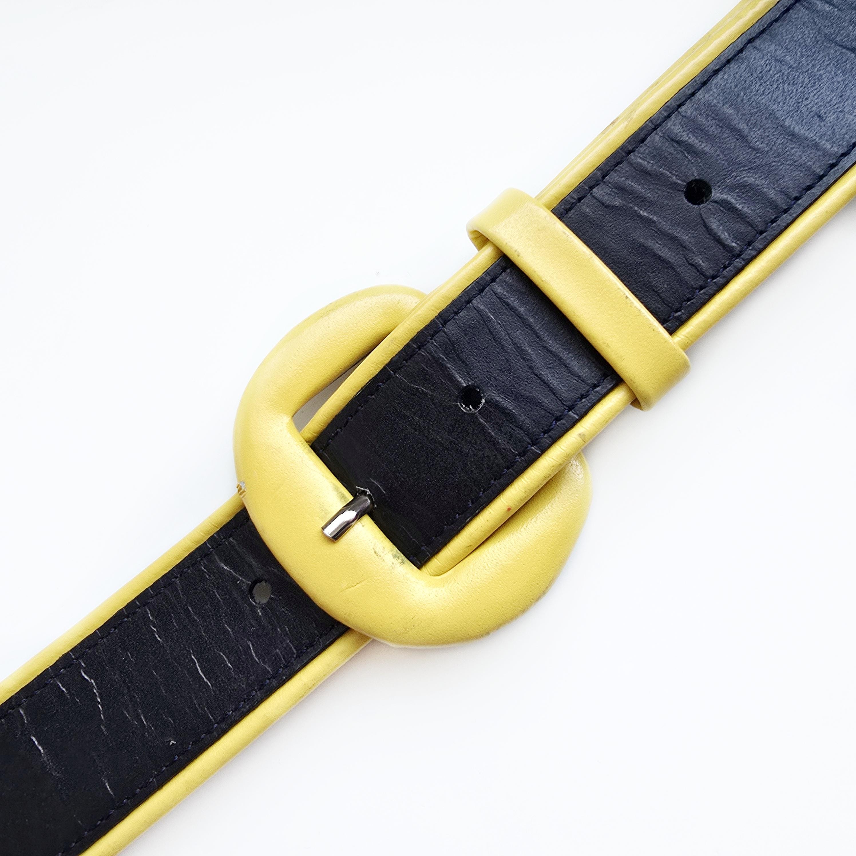 Vintage JAEGER Navy Blue Leather Casual Business Fashion Belt Unisex Size 34/86 Jaeger Leather Belt - Etsy main image 2