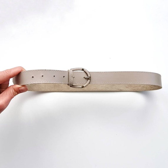Vintage Beige Vegan Dress Belt Etsy Denmark