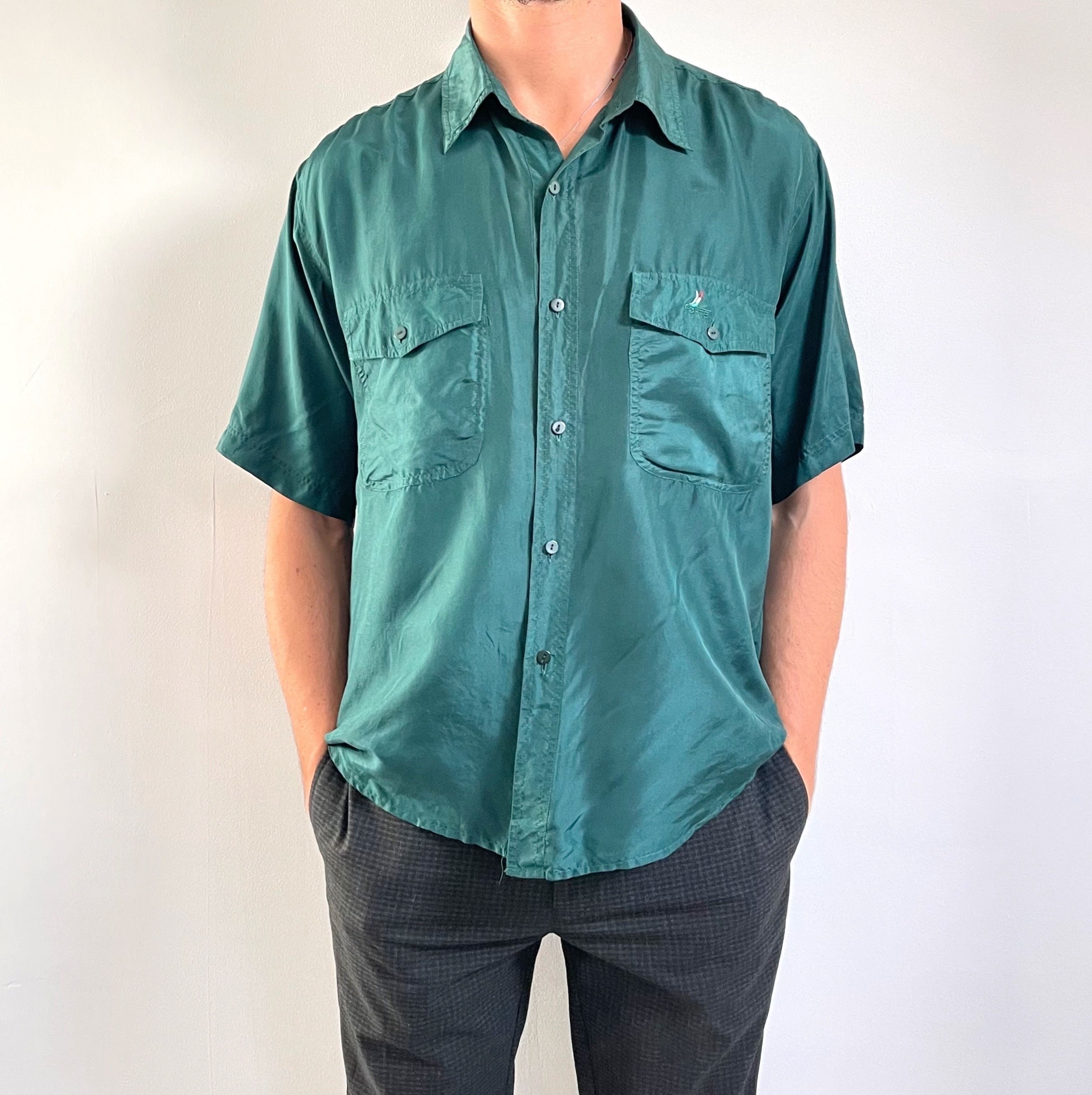 【新品】UL Short Sleeve Shirt M Slate Green UL Short Sleeve Shirt | Yamatomichi U.L. HIKE & BACKPACKING