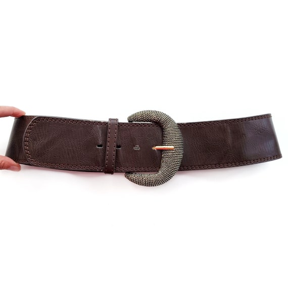 chunky brown belt