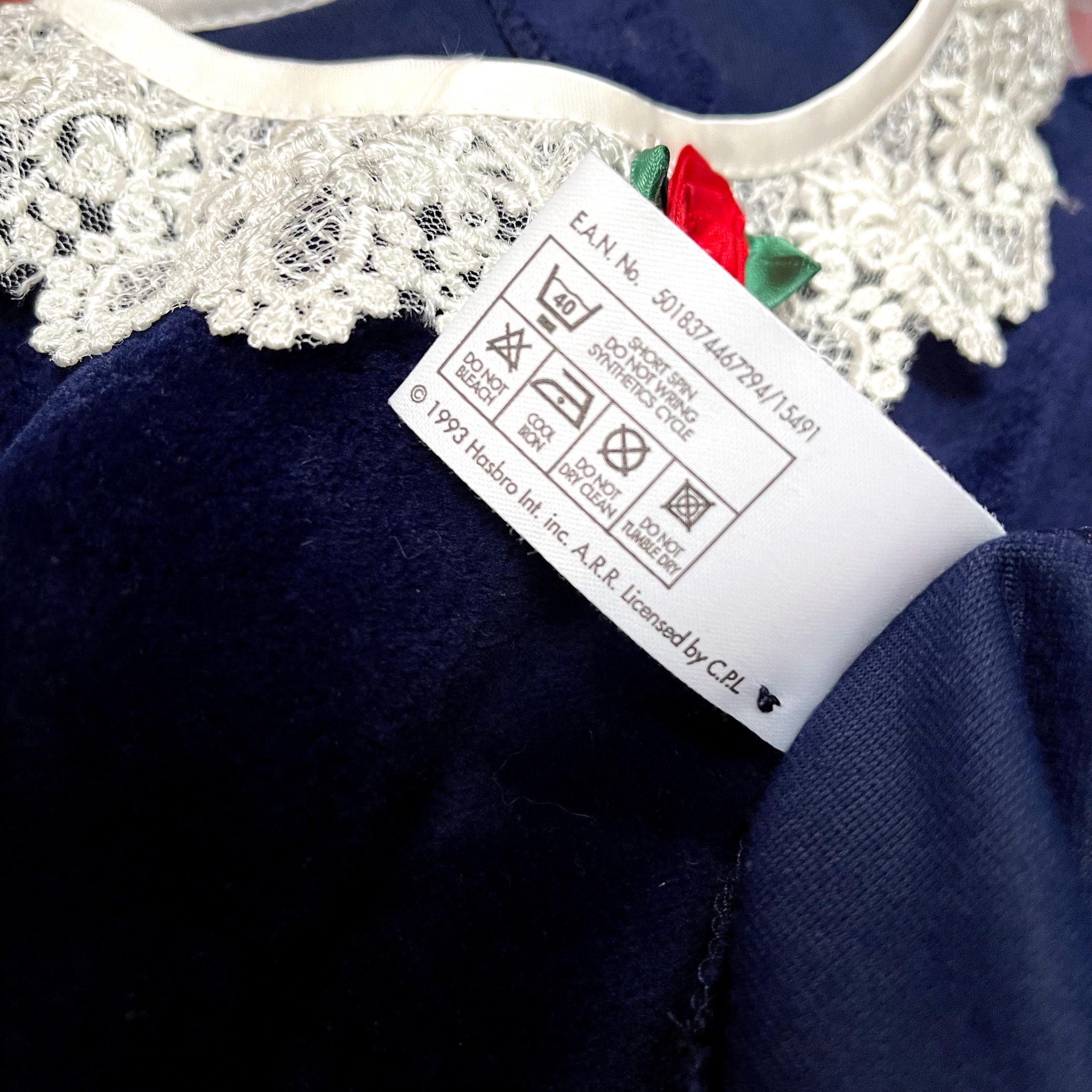 Vintage Girl's Navy Velvet Dress | 90's Toddler Navy Summer Dress w White Lace Collar | 2-3 years Vintage Girl's Navy Velvet Dress | 90's Toddler Navy Summer Dress w White Lace Collar | 2-3 years