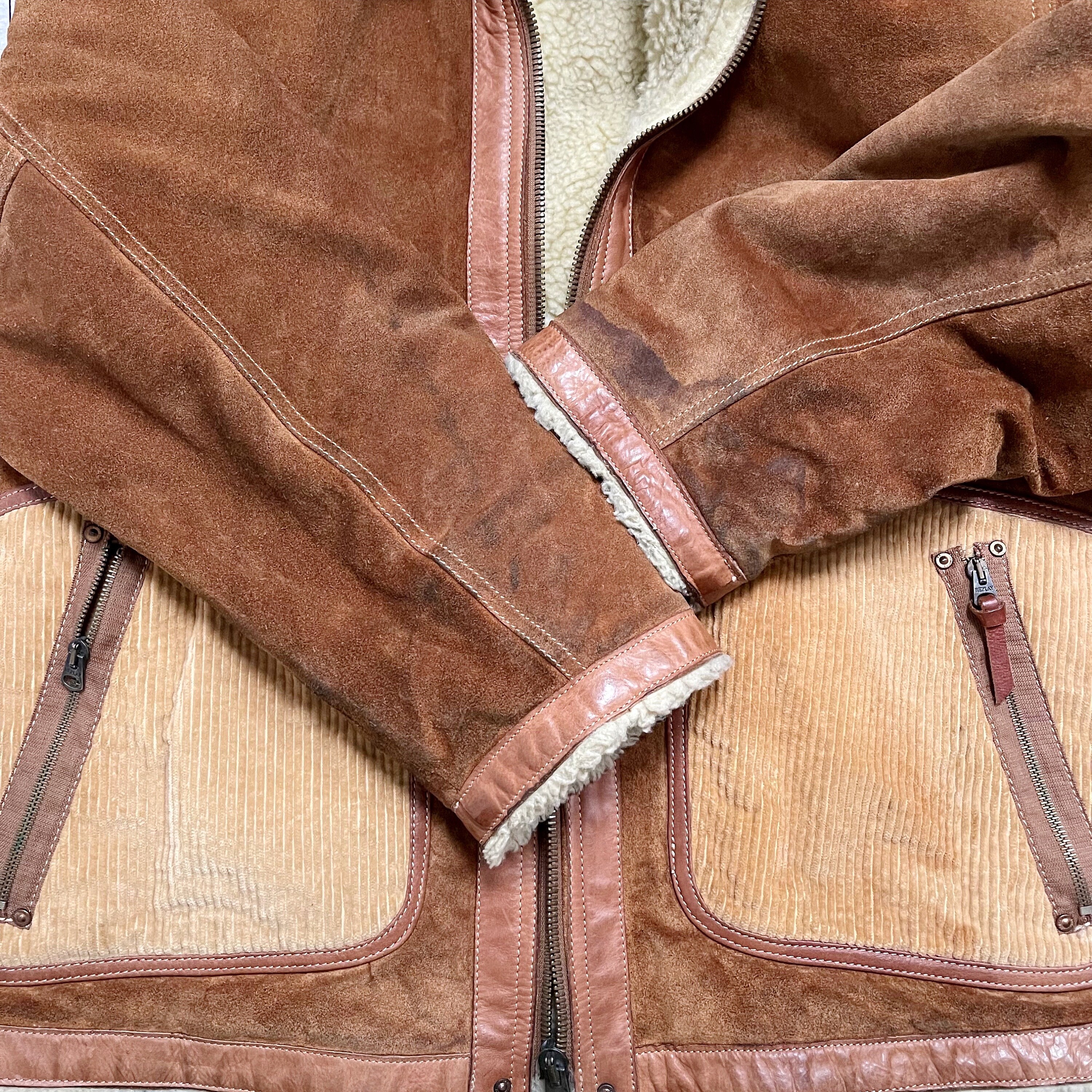 Replay suede shop jacket