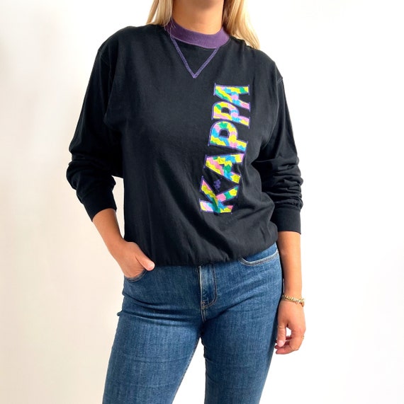Kappa black deals sweater