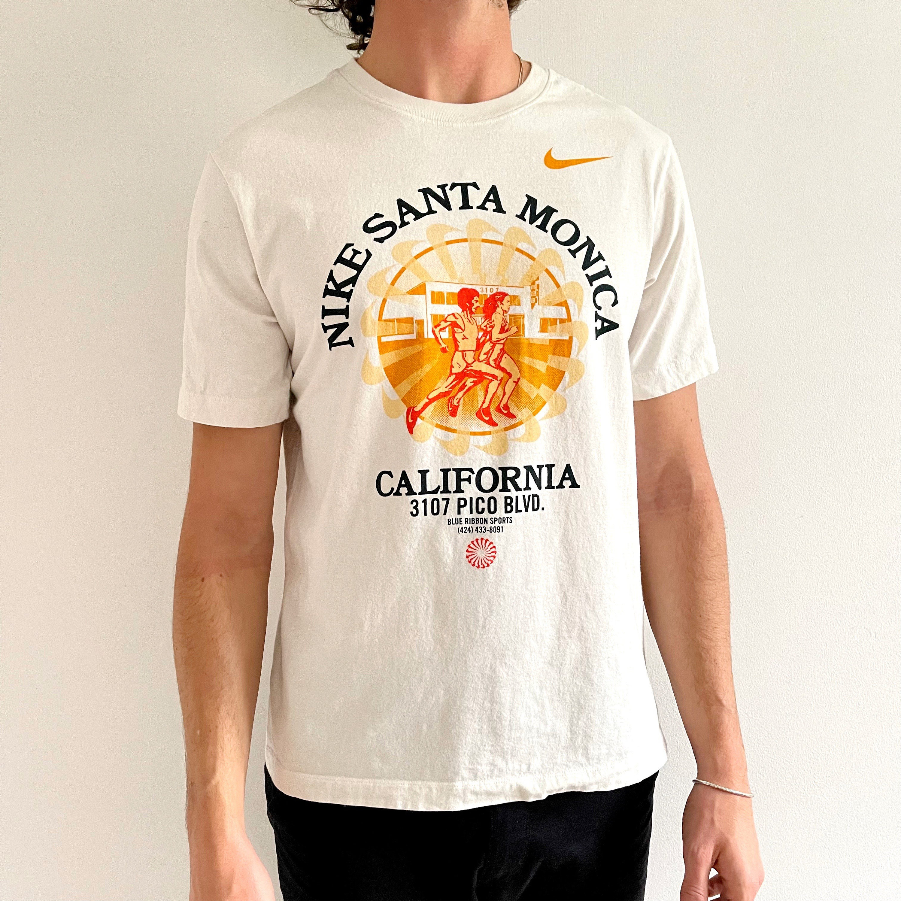 Polvo pintor neumonía Camiseta vintage NIKE Santa Monica naranja blanco - Etsy España