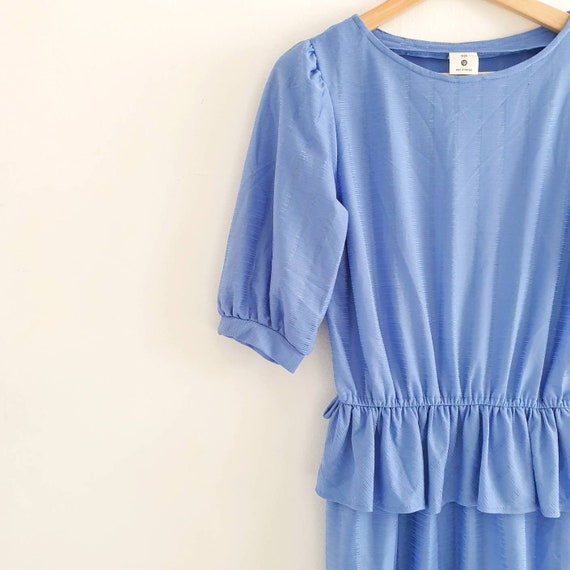 princess polly baby blue dress Ted Baker Dixa lace light blue peplum mini dress Sz 2 or Us Sz S