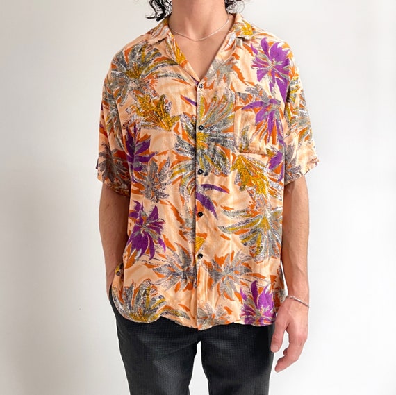 Chemise homme palmier hotsell