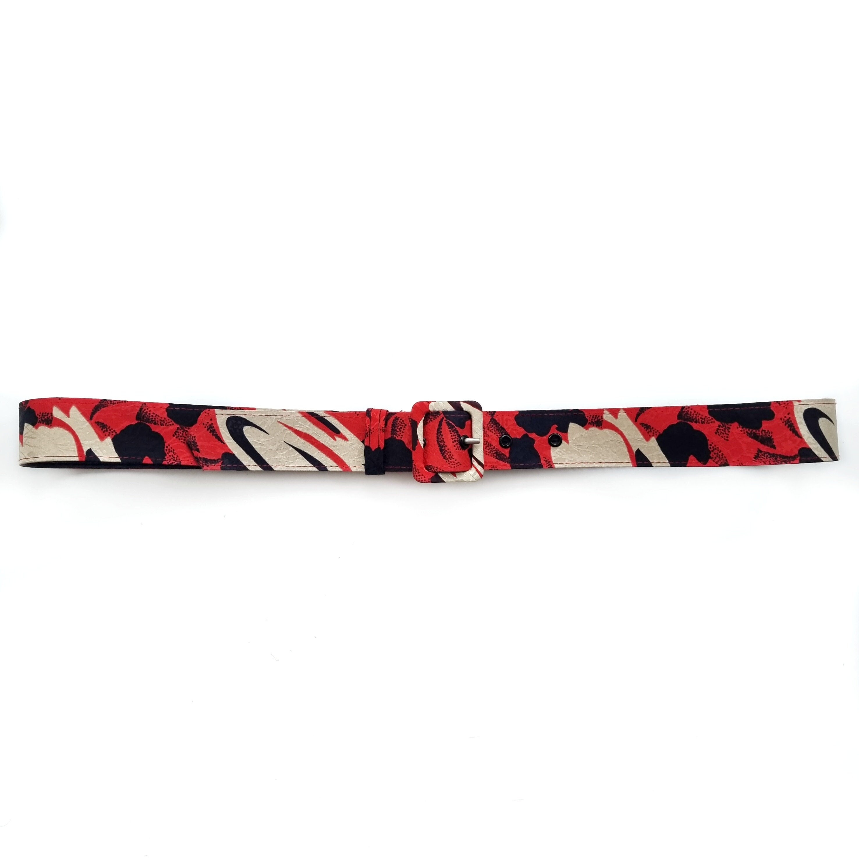 Vintage ASTOR Germany Women\'s Red and Blue Belt Astor Belt - Etsy main image 4