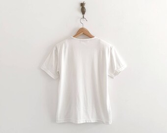 ◆LETERIE◆ VINTAGE FLOWER RIBBON TSHIRT_WHITE 2.75