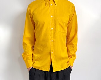 vintage Farah Disco Shirt grand poignard vert Paisley pour hommes des