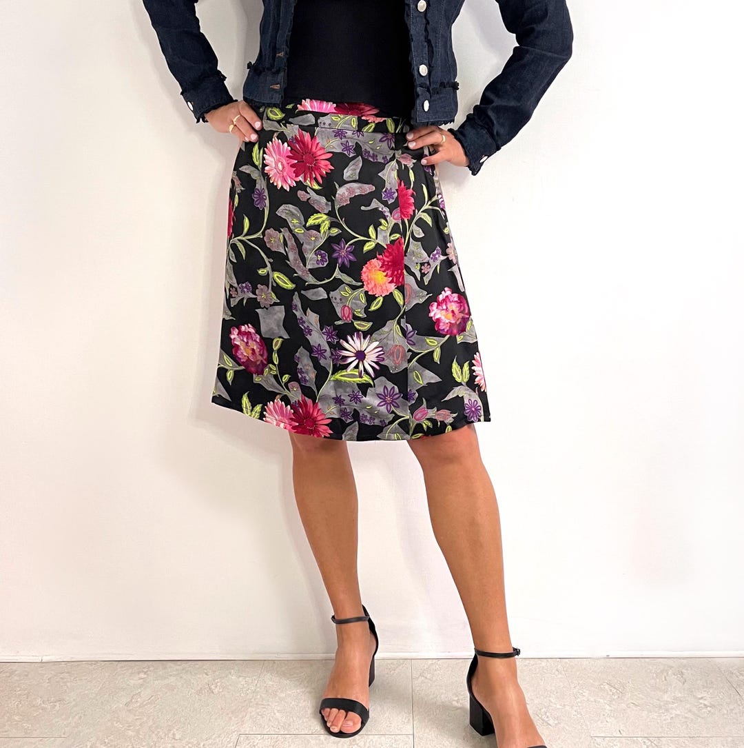 Christian Lacroix Bazar 花柄スカート 00s Vintage BAZAR De CHRISTIAN LACROIX Bright Floral Skirt | Y2K