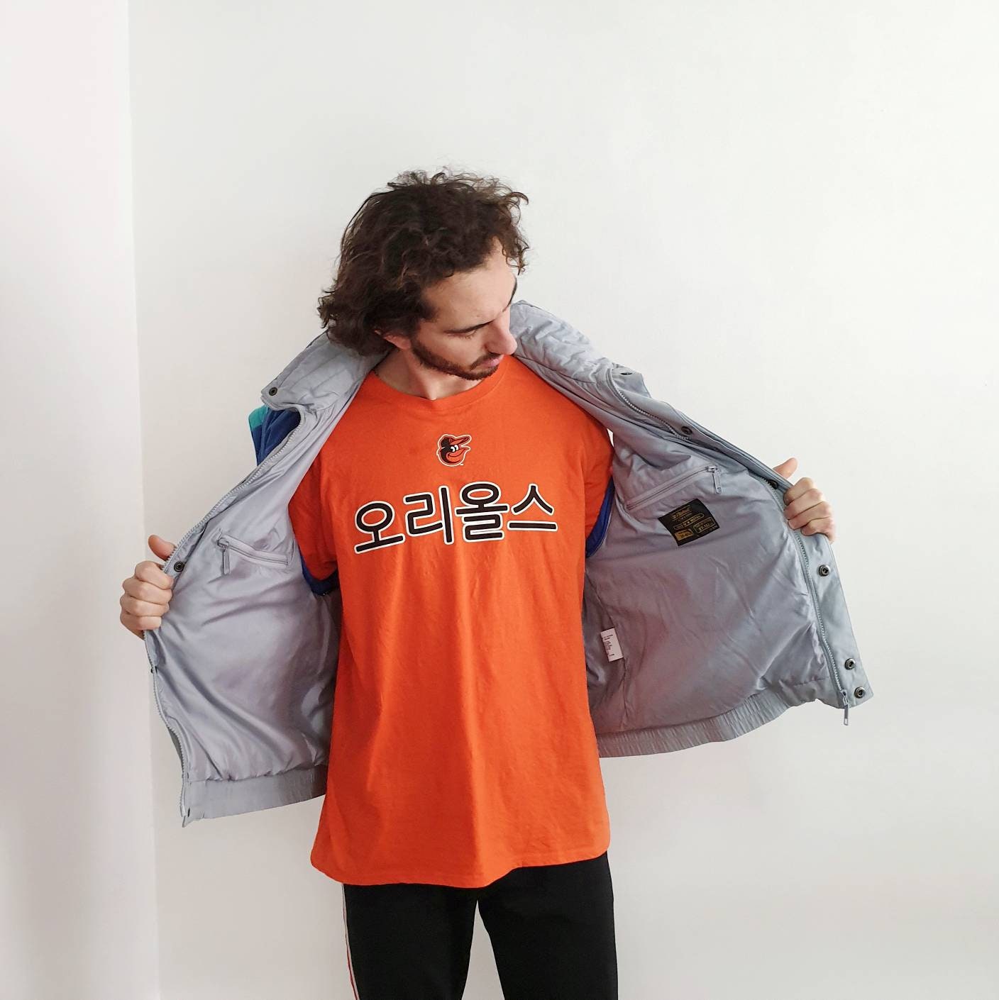 Image of Vintage Orange Tshirt, Mens Medium