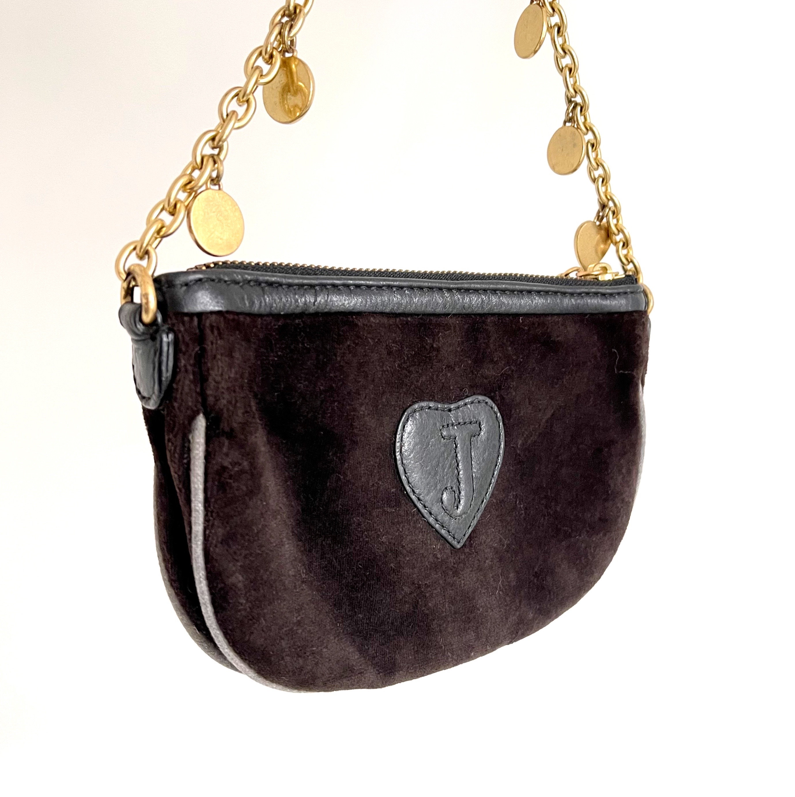 Y2K Vintage JUICY COUTURE Sparkly Mini Handbag | Small Brown Y2K Vintage JUICY COUTURE Sparkly Mini Handbag | Small Brown