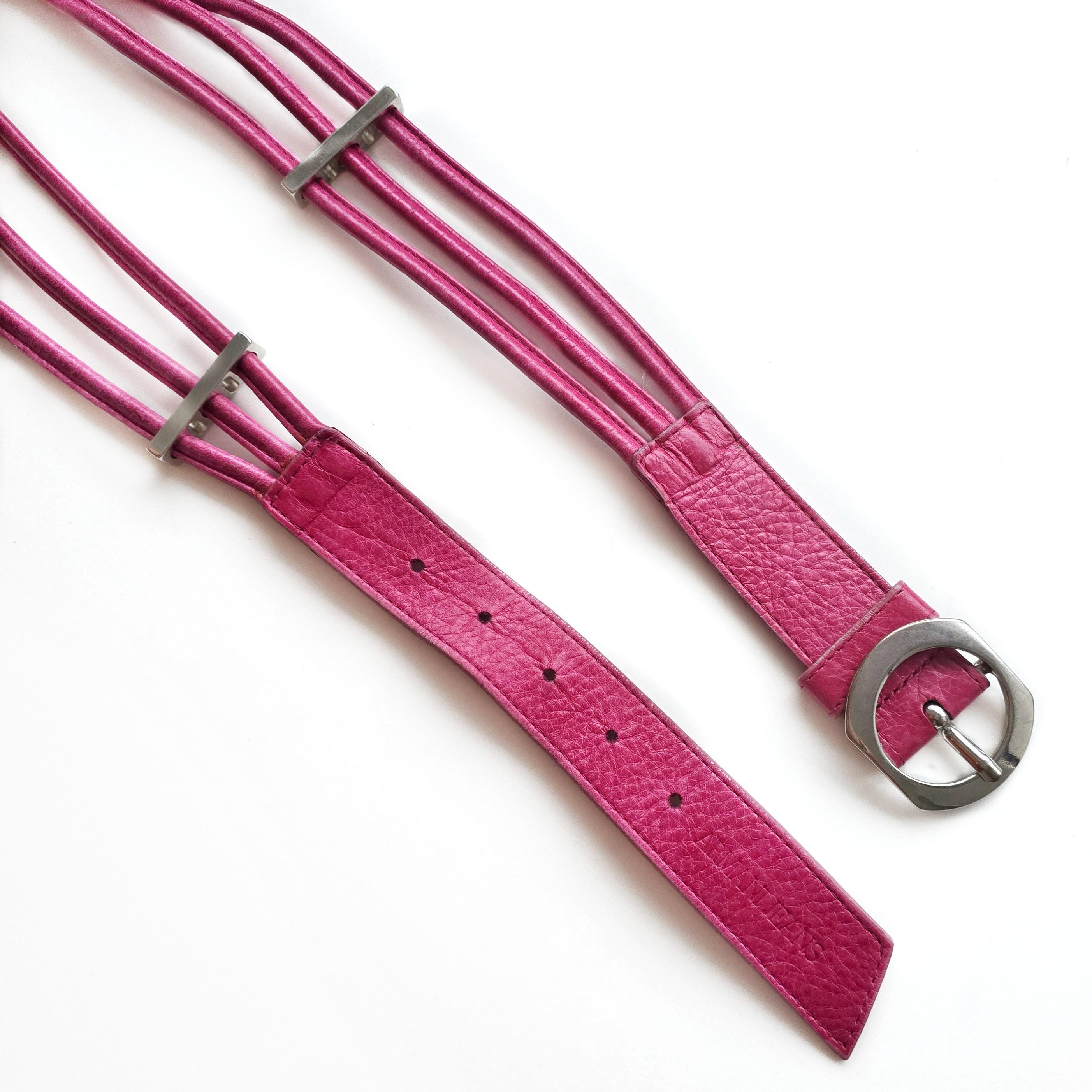 Armani jeans | pink belt 47 inches in total length This week main image 3