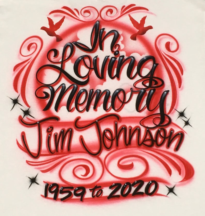 airbrush in loving memory