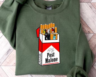 Vintage Post Malone Shirt, Malone Rap Music Shirt, Posty Rapper Shirt, Malone Music The Album, Post Malona Cigarette, Malone Rap Music Shirt
