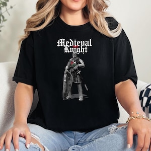 Victorious Knight Shirt, 14th Century Medieval Art Shirt, History Lover Shirt, History Gifts, Vintage Warrior Tee, Historical Graphic Shirt