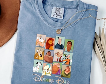 Disney Dad Shirt, Disney Father's Day Gift T-shirt, Disney Dad Characters Tee, Funny Magic Kingdom, Disneyland Vacation Trip, Gift For Dad