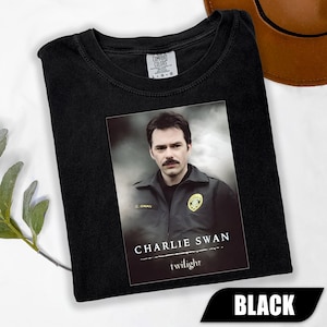 Charlie Swan Comfort Colors® Shirt, Charlie Vintage 90&#39;s T-Shirt, Charlie Swan Retro Shirt, Team Charlie Shirt, Twilight Shirt,Birthday Gift