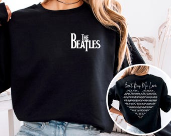 The Beatles Can&#39;t Buy Me Love Song Lyric Shirt, The Beatles Shirt, Beatles Gifts, Rock and Roll Shirt, Lyric Shirts, Beatles Rock Band