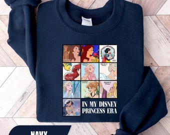 Disney Princess Sweatshirt, In My Disney Princess Era Hoodie, Disneyworld Girls Trip Tee, Disneyland Vacation Sweater, Princess Matching Tee