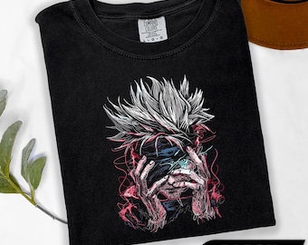 Gojo Satoru Shirt, Anime Shirt, Gojo T-Shirt, Gojo vs Sukuna Shirt, Manga Shirt, Anime Merch, Gift For Him, Gift For Her, Best Anime Gifts