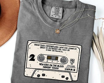 New Kids On The Block Hangin Tough Shirt, NKOTB Cassette Tape T-Shirt, Nkotb Lover Gift, Classic Rock Concert Tee, NKOTB Music Outfit