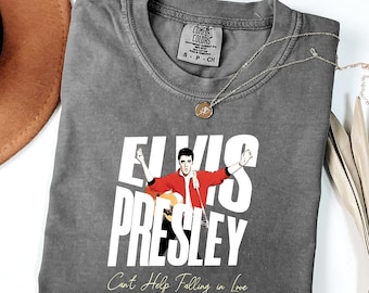 Elvis Presley Shirts, Elvis Presley Gift, Elvis Presley Merch, Gift for Elvis Presley Fan, King Of Music Tee, King of Rock Gift, Elvis Lover