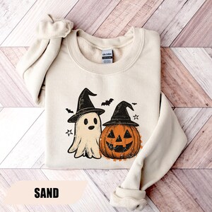 Ghost Pumpkin Halloween Sweatshirt, Fall Ghost Sweatshirt, Pumpkin Season Hoodie, Spooky Season Sweatshirt, Cute Ghost Shirt, Halloween Gift