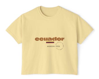 Ecuador Mundial 2026 | Camiseta de la tri  - ecuatorianisima  2026 design