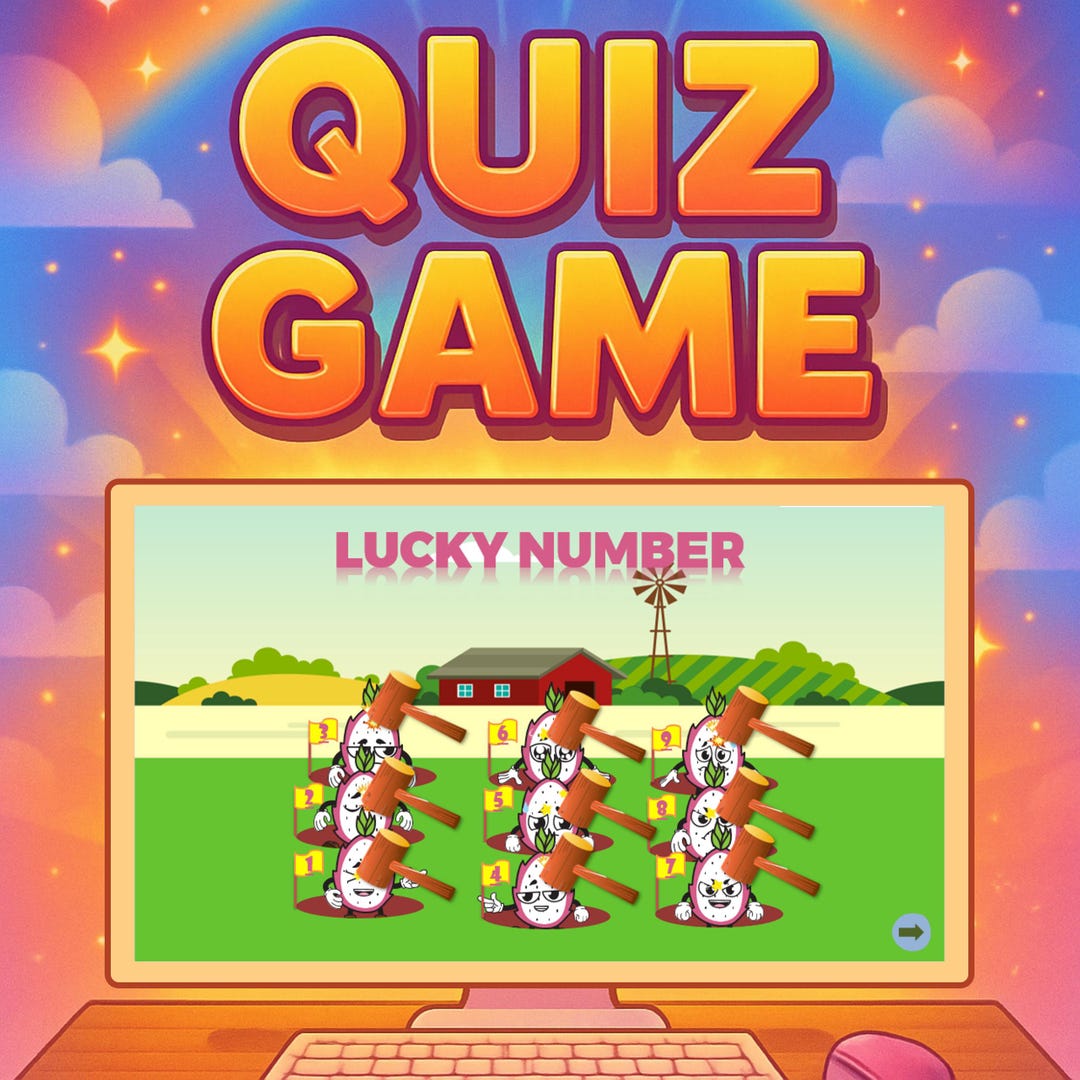 Powerpoint Games – Whack-a-mole Quiz Game (dragon Fruit Theme) – PPT ...