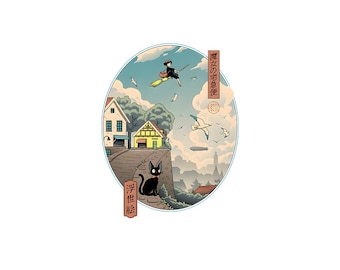 Słodkie Studio Ghibli PNG, Mój Sąsiad Totoro, Dostawa Kiki PNG, Mononoke PNG, Ruchomy Zamek Hauru Vintage, Spirited Away PNG, Ponyo, Haku
