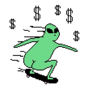 sk8erboi x-stitch pattern / funny cross stitch pattern / digital download