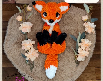 Häkelanleitung für Fuchs Lovey - Amigurumi Schmusetuch (PDF Download)