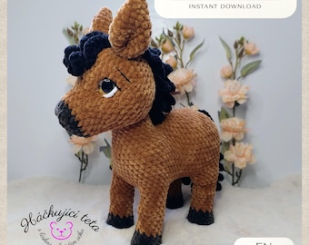 Amigurumi Pferd Häkelanleitung - Anfängerfreundliches Tierspielzeug (PDF-Muster)
