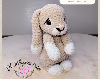 Gehäkeltes Häschen in Amigurumi Häkelanleitung - PDF (Instant Download)