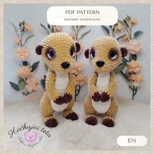 Amigurumi Meerkat Crochet Pattern – Beginner Friendly (PDF Pattern)