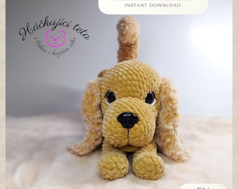 Cocker Spaniel Crochet Pattern PDF – Amigurumi Dog Toy - Beginner Friendly (PDF Download)