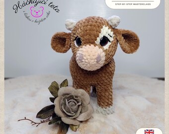 Kalb Häkelanleitung PDF | Amigurumi Kalb Häkelanleitung | Niedliches Häkeltier auf dem Bauernhof Schritt-für-Schritt Meisterklasse