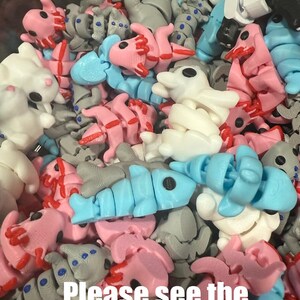 3D Printed Articulating Mini Friends | Sensory Fidget Toys & Pocket Pets | Cute 3D Baby Animals | 0.8-2 Inches
