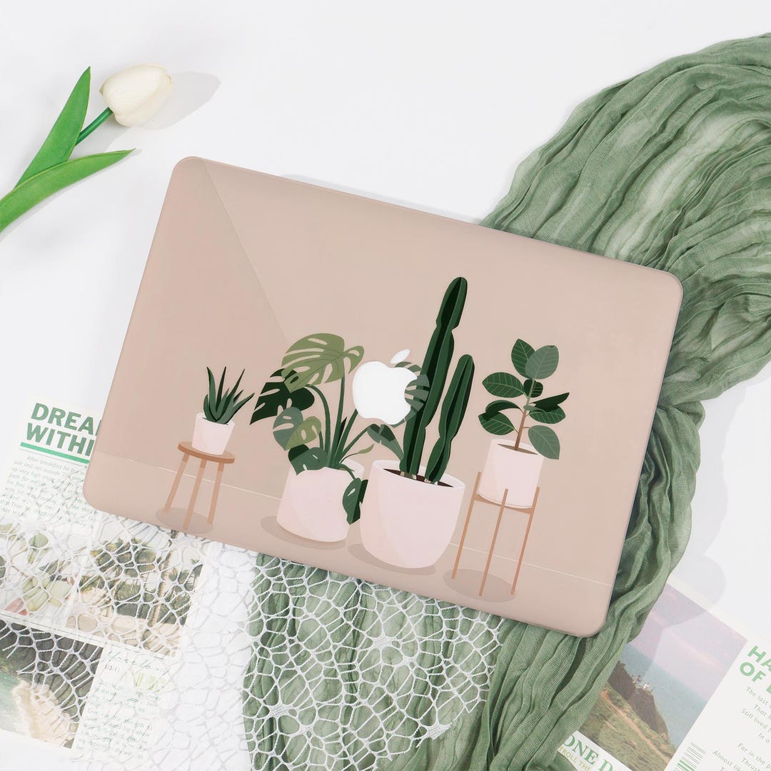 Minimalist Greenery Patterns Personalized MacBook Cases,customized ...