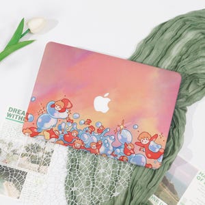 Cute Cartoon Bubble Customized Macbook Cases,Personalized Birthday Gifts,For Macbook 12 Macbook Pro 16 15 14 13 Macbook Air 15 13 Ret 15 13