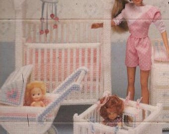 Livret De Motifs Toile Plastique – Suite Chambre Poupée, Mode, Maison De Poupée