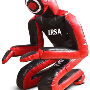 MMA BJJ Grappling Dummy Vinyl– Unfilled Wrestling Jiu Jitsu Training Bag | Submission, Striking & Throwing Practice | Human Shape