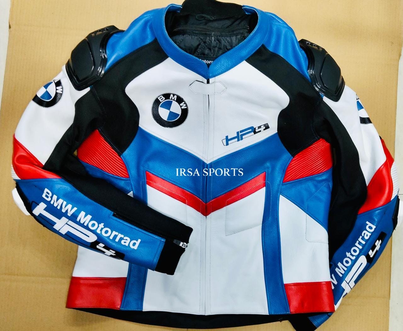 BMW HP4 Racing Leather Jacket Genuine Cowhide Leather Jacket |bmw
