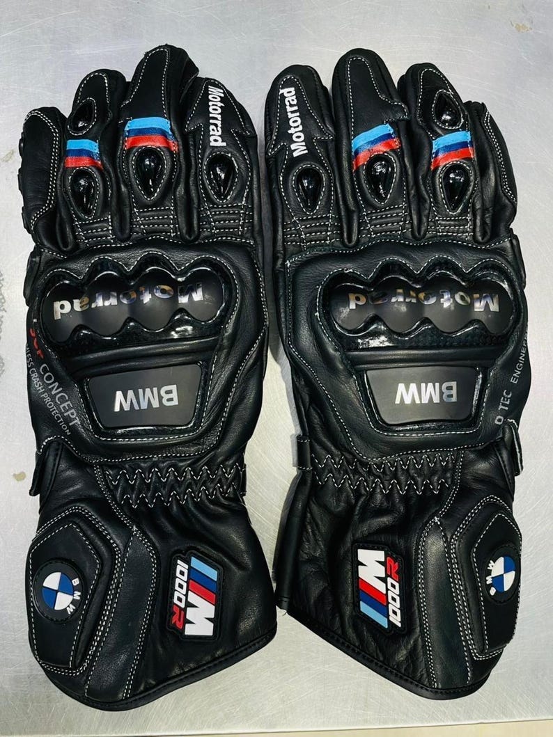 BMW Motorcycle Gloves – Leather, Racing Gear image 1