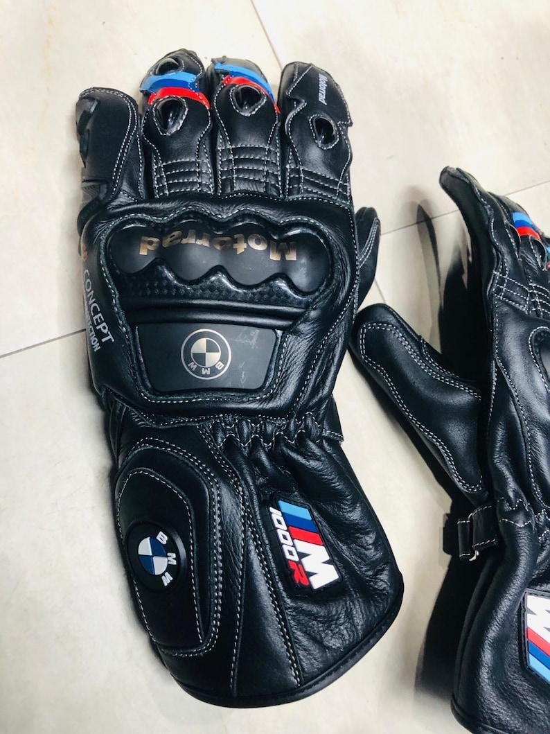 BMW Motorcycle Gloves – Leather, Racing Gear image 3