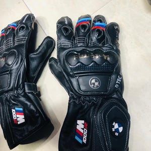 BMW Motorcycle Gloves – Leather, Racing Gear image 4